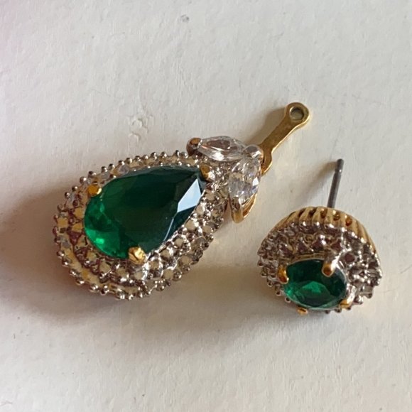 Jacqueline Kennedy Emerald Earrings (Replica) - Picture 2 of 7